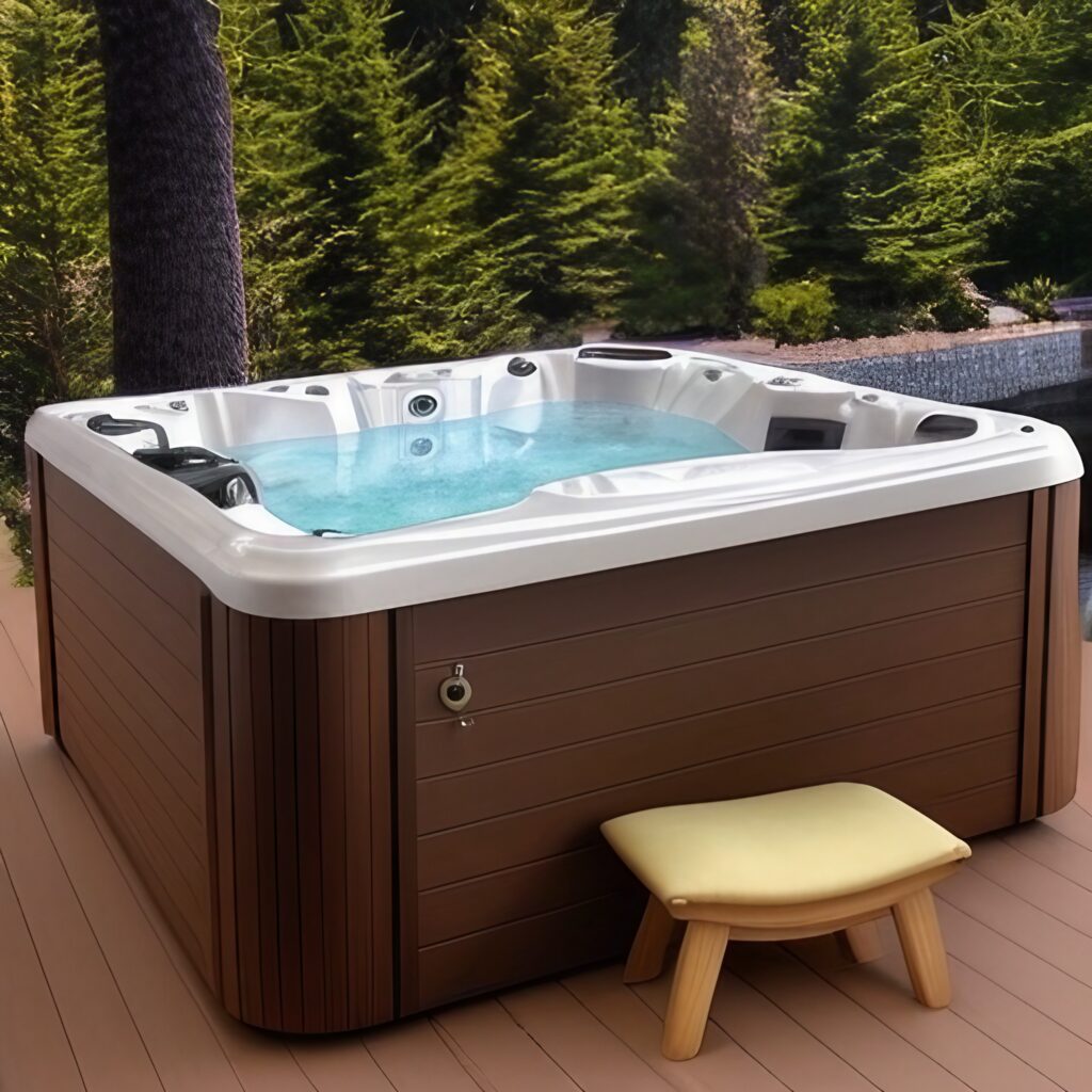 Hot Tub Landscaping Featured Image