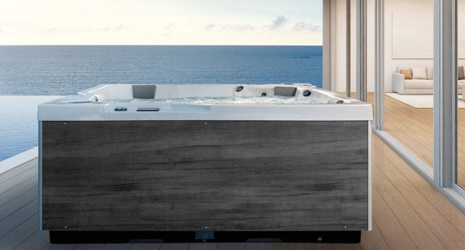 Photo of an outdoor hot tub